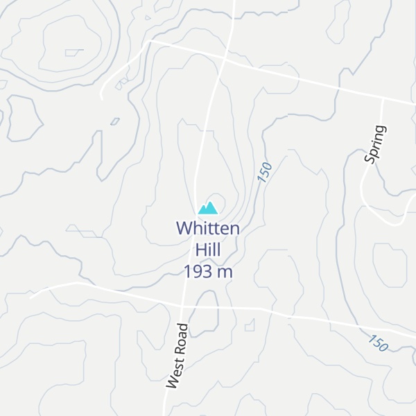 Map of Whitten Hill