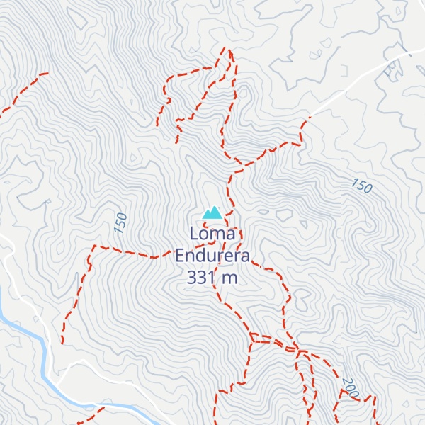 Map of Loma Endurera