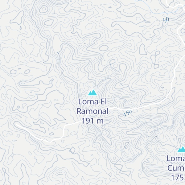 Map of Loma El Ramonal