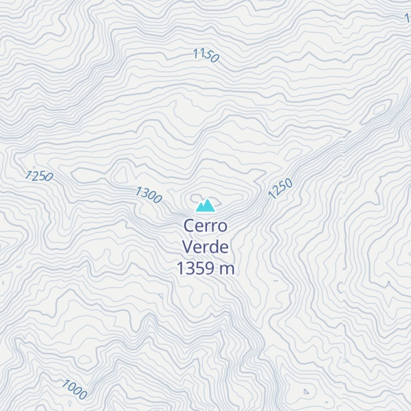 Map of Cerro Verde