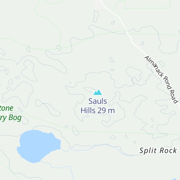 Map of Folger Hill