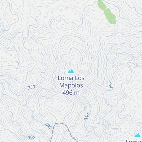 Map of Loma Los Mapolos