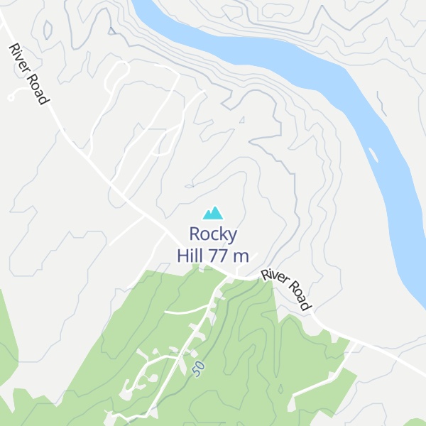 Map of Rocky Hill