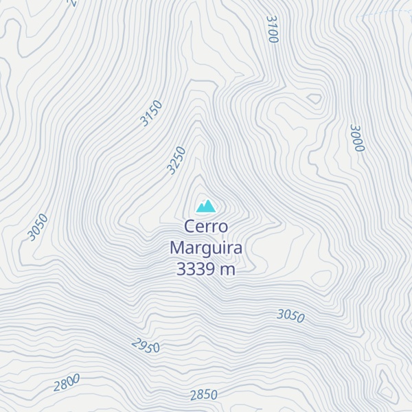 Map of Cerro Marguira