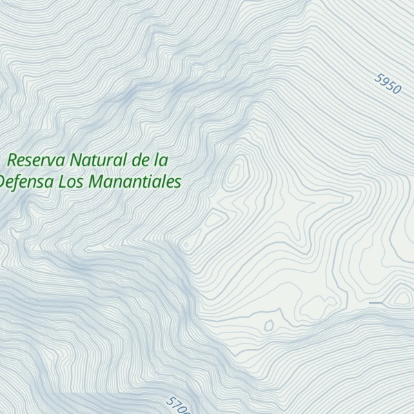 Map of Cerro La Ramada