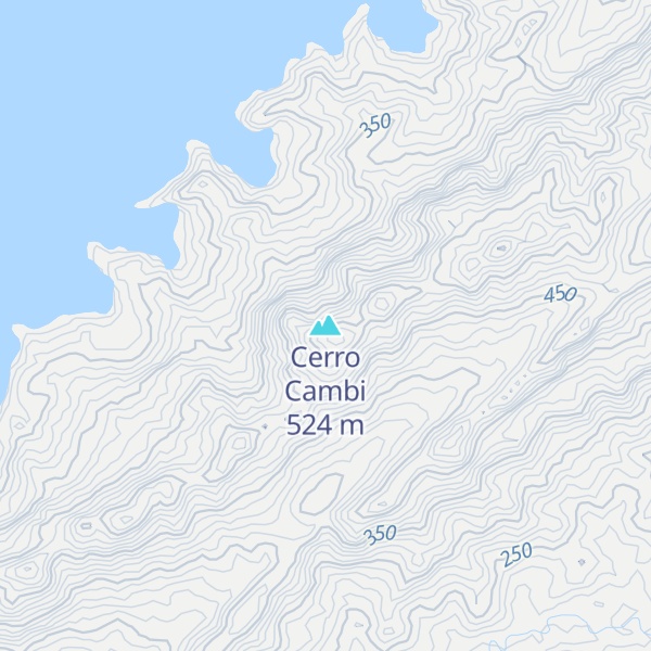 Map of Cerro Cambi