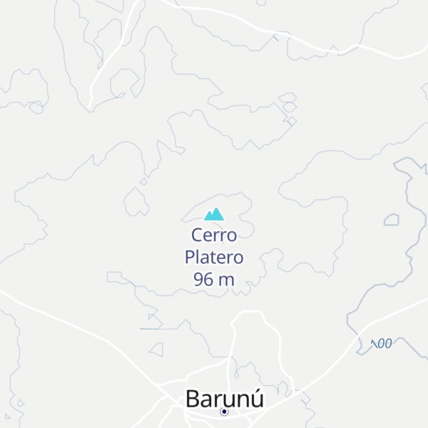 Map of Cerro Platero