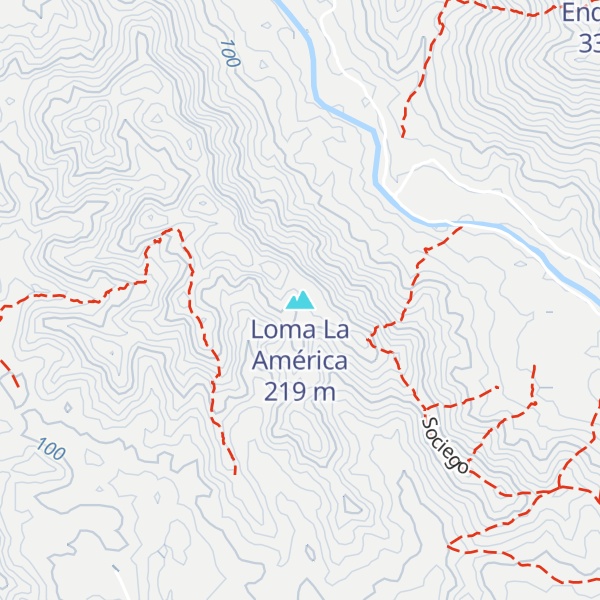 Map of Loma La América