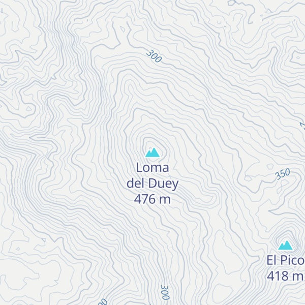 Map of Loma del Duey