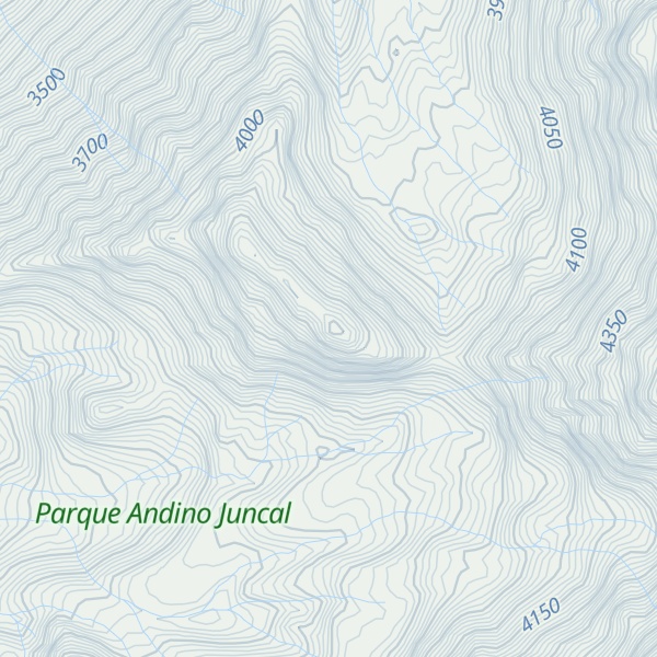 Map of Cerro Yeso