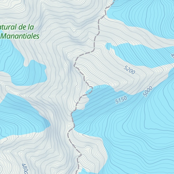 Map of Cerro Cúpula de Gussfeldt