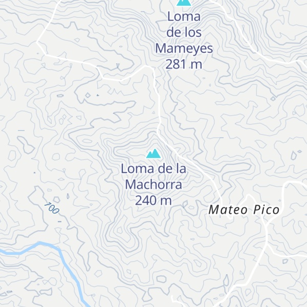 Map of Loma de la Machorra