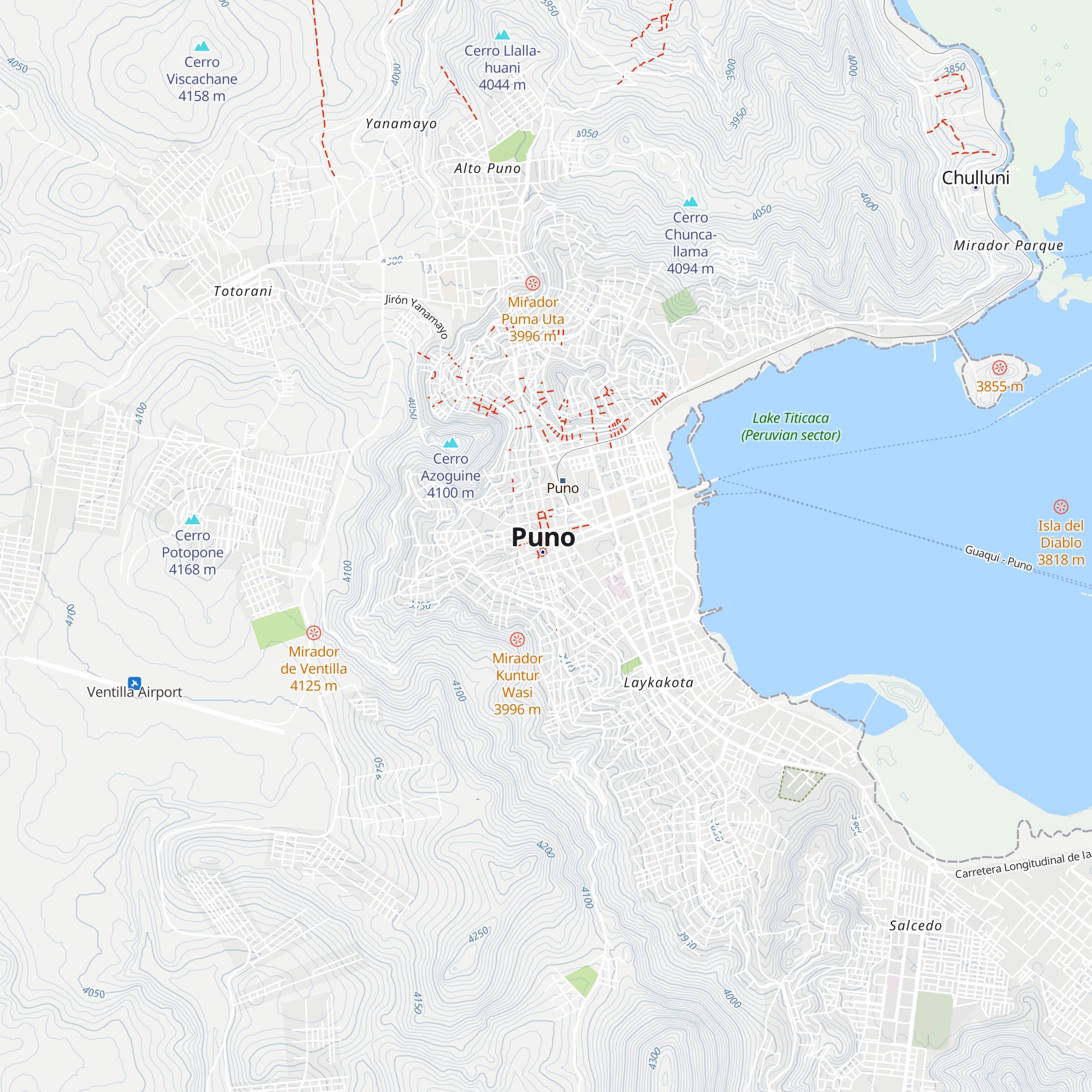 IPerú map