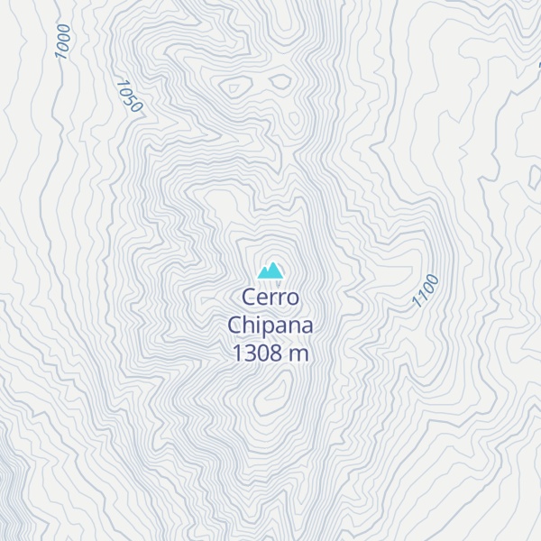 Map of Cerro Chipana