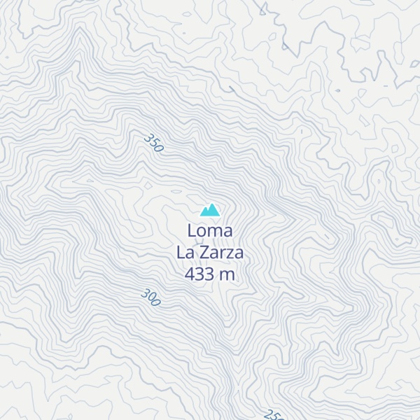 Map of Loma La Zarza