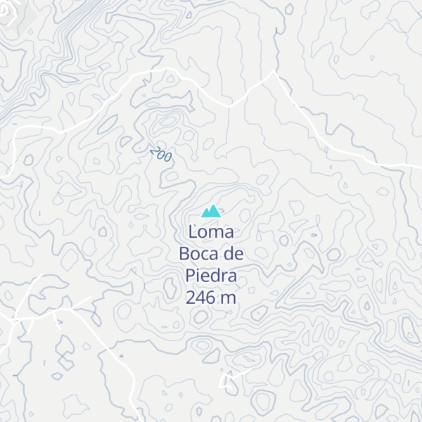 Map of Loma Boca de Piedra