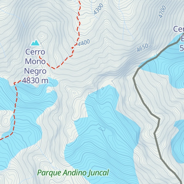 Map of Cerro Cola de Mono