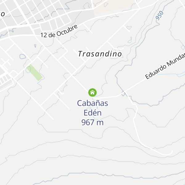 Map of Cabañas Edén