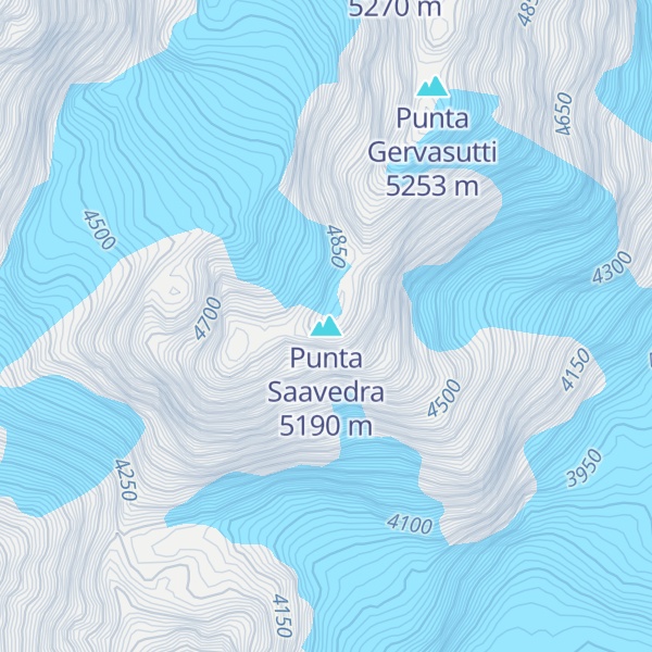 Map of Punta Saavedra