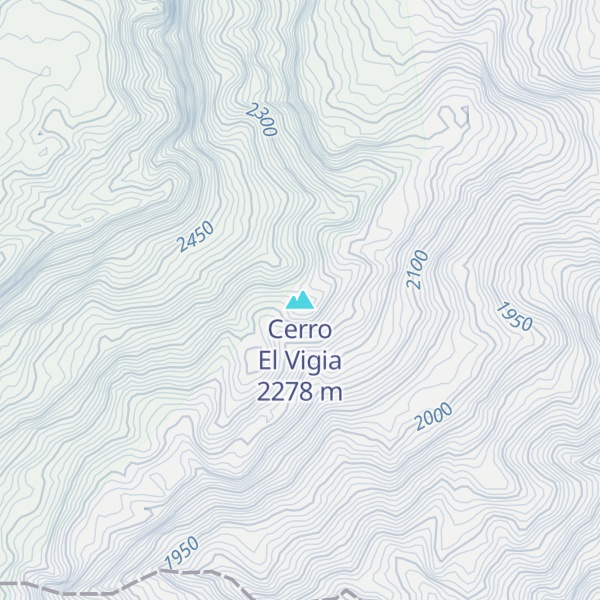 Map of Cerro El Vigia