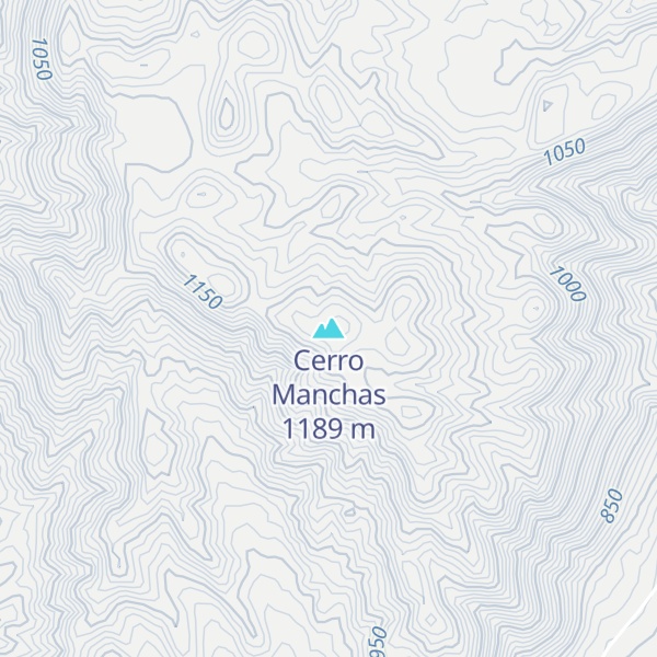 Map of Cerro Manchas
