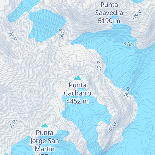 Map of Punta Cacharro