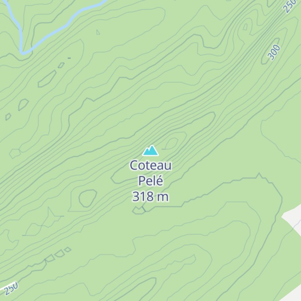 Map of Coteau Pelé