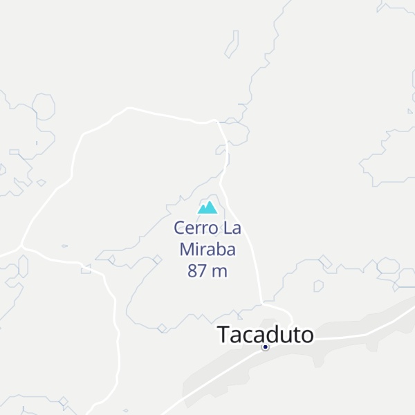 Map of Cerro La Miraba