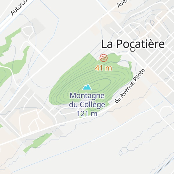 Map of Montagne du Collège