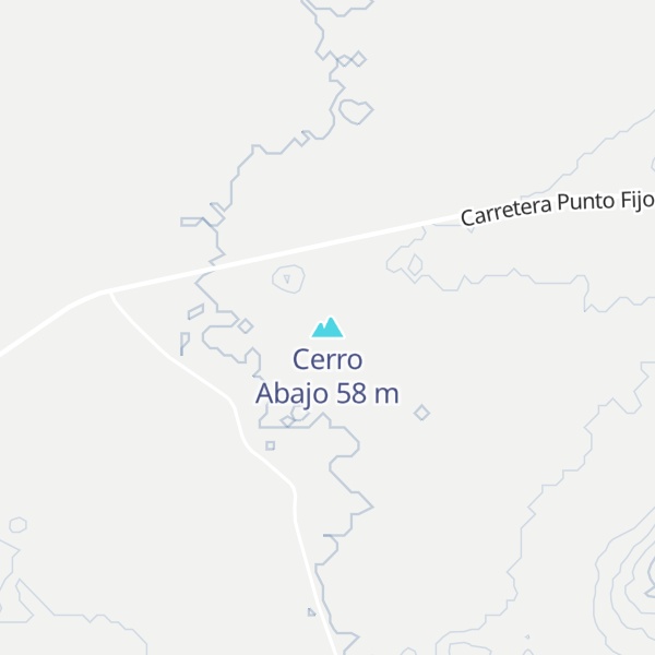 Map of Cerro Abajo