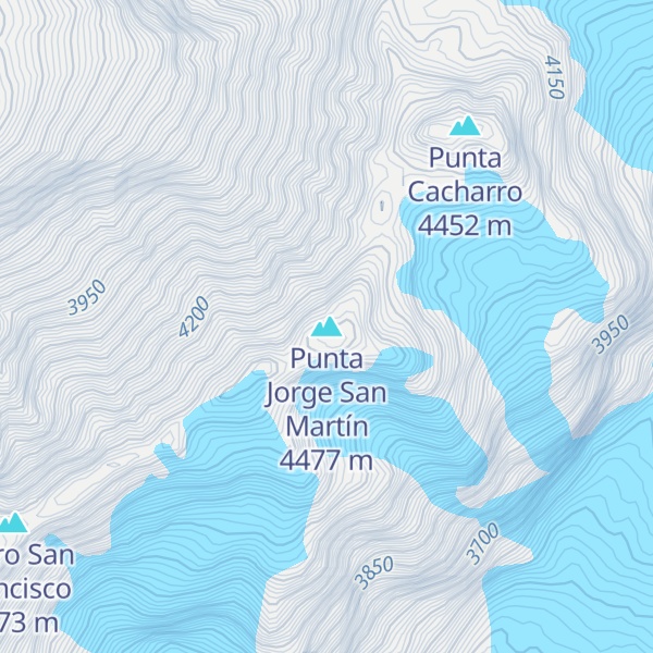 Map of Punta Jorge San Martín