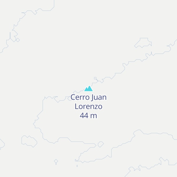Map of Cerro Juan Lorenzo
