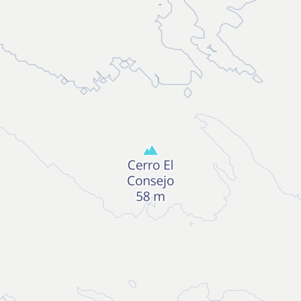 Map of Cerro El Consejo