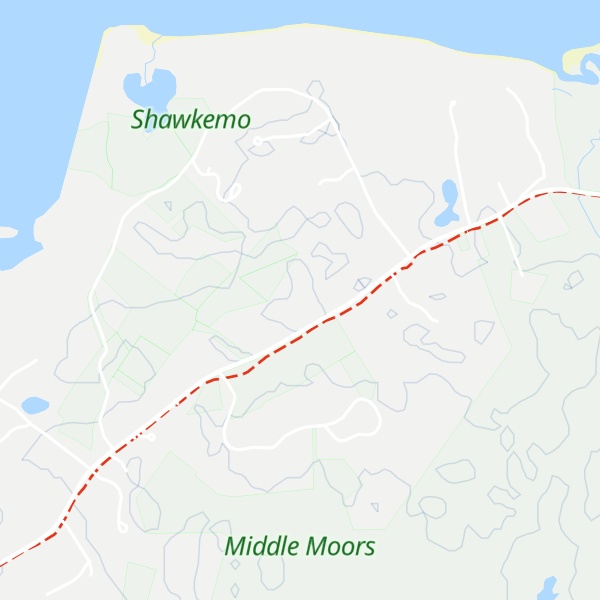 Map of Fudge Hill