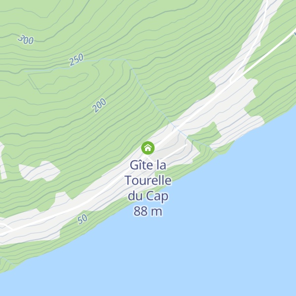 Map of Gîte la Tourelle du Cap