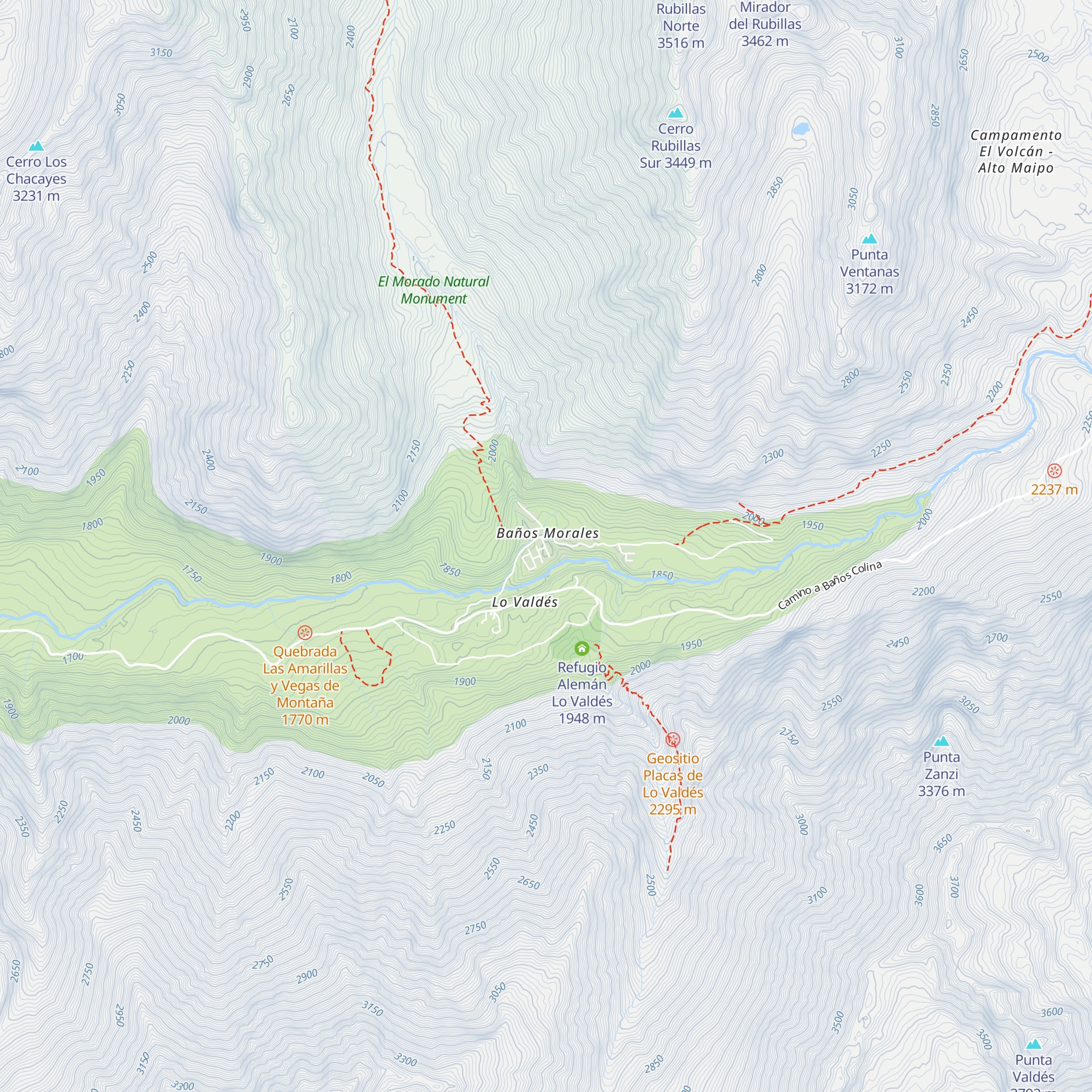 Refugio Pachamama map