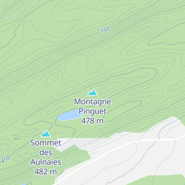 Map of Montagne Pinguet