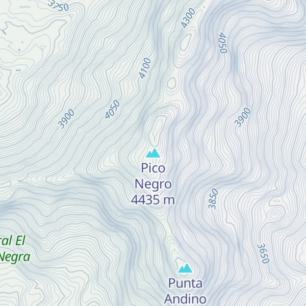Map of Pico Negro