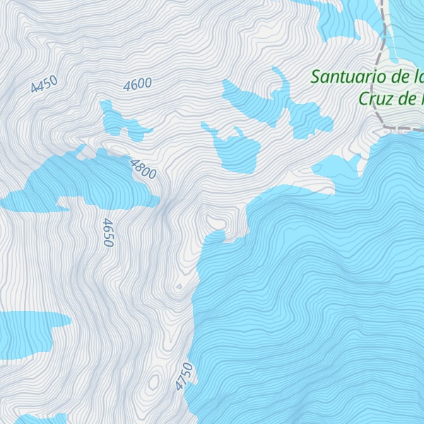 Map of Picos del Barroso (Cumbre Oeste)