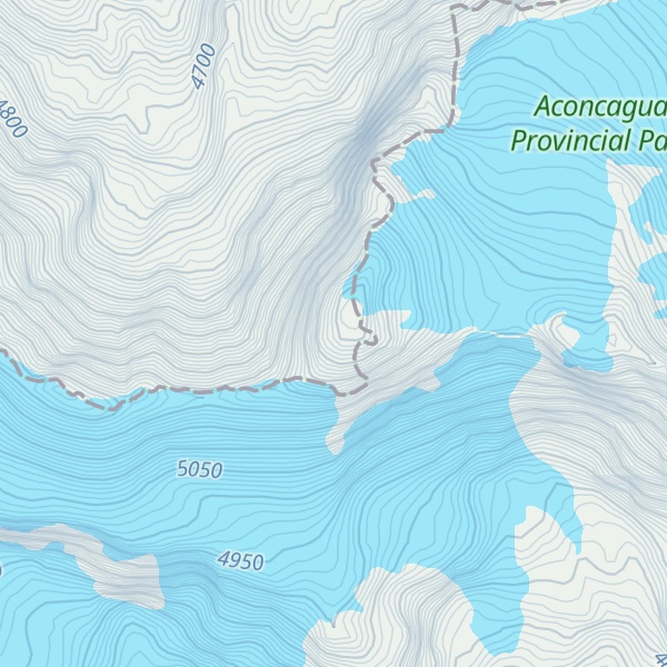 Map of Cerro Cuerno