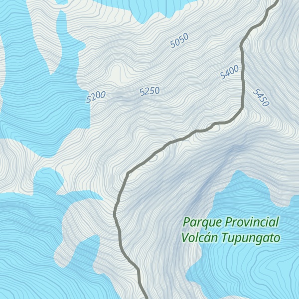 Map of Cerro Risopatrón
