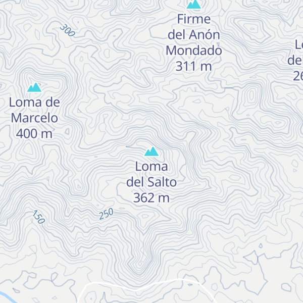 Map of Loma del Salto