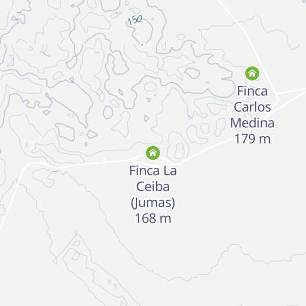 Map of Finca La Ceiba (Jumas)