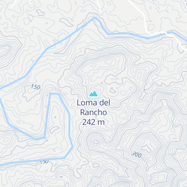Map of Loma del Rancho