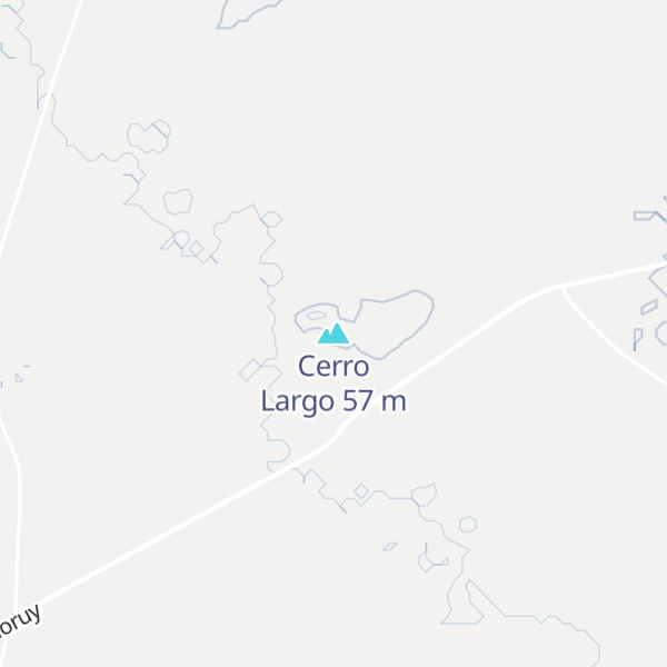 Map of Cerro Largo