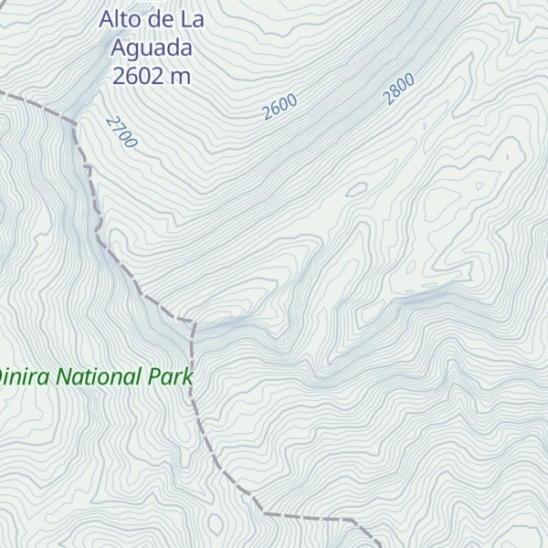 Map of Alto Nunca Jamas