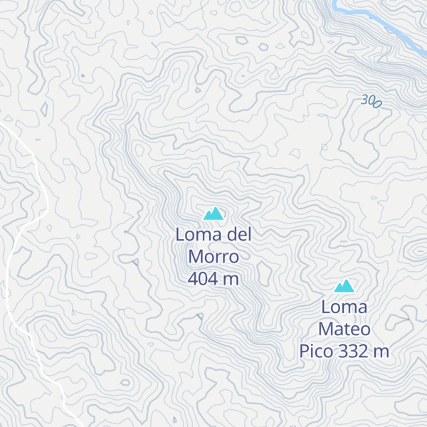 Map of Loma del Morro