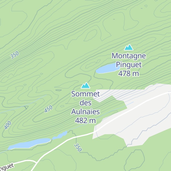 Map of Sommet des Aulnaies