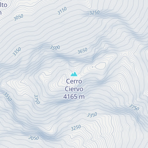 Map of Cerro Ciervo