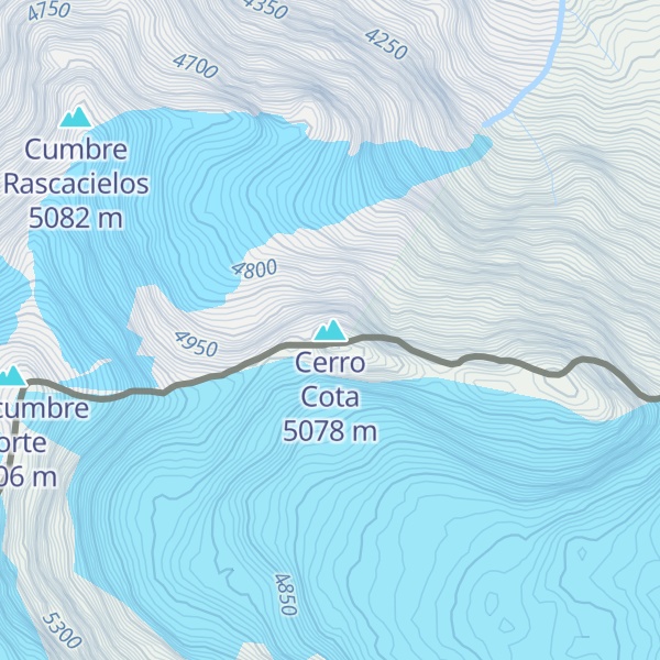 Map of Cerro Cota